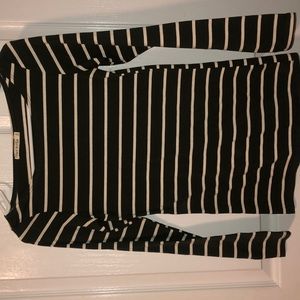 Long sleeve striped